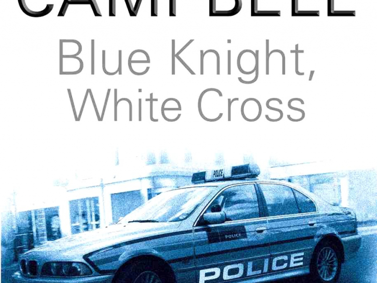 Blue Knight, White Cross